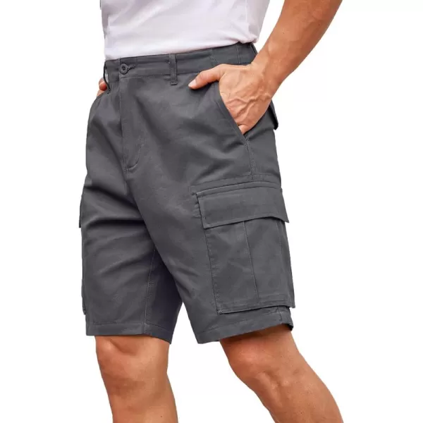 COOFANDY Men's Cargo Shorts Relaxed Fit Casual Shorts Cotton Stretch Outdoor Work Shorts with Multi Pockets