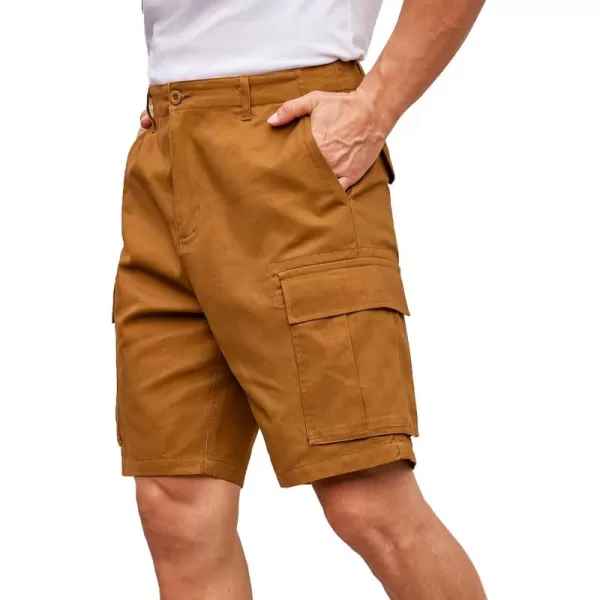 COOFANDY Men's Cargo Shorts Relaxed Fit Casual Shorts Cotton Stretch Outdoor Work Shorts with Multi Pockets