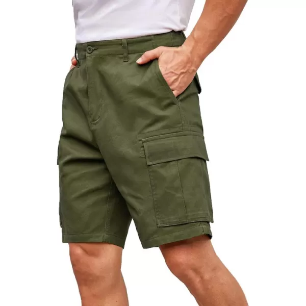 COOFANDY Men's Cargo Shorts Relaxed Fit Casual Shorts Cotton Stretch Outdoor Work Shorts with Multi Pockets