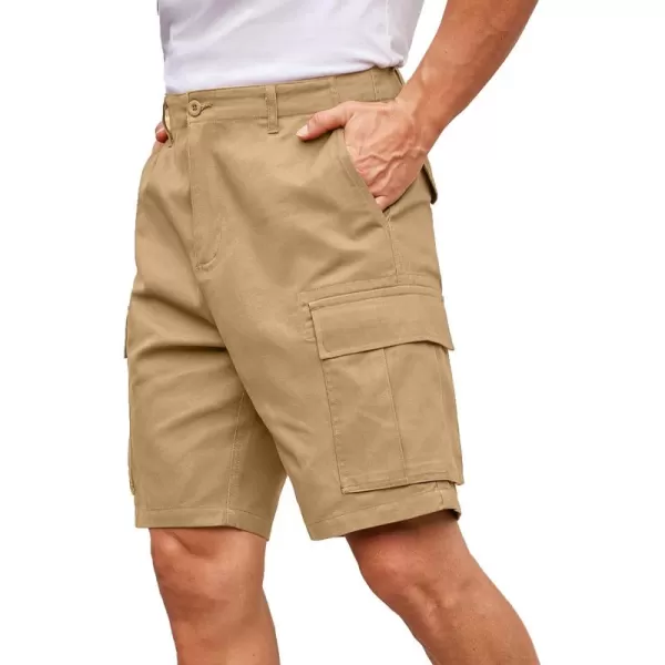 COOFANDY Men's Cargo Shorts Relaxed Fit Casual Shorts Cotton Stretch Outdoor Work Shorts with Multi Pockets