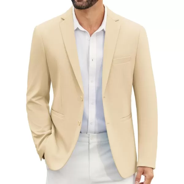 COOFANDY Men's Casual Blazer Slim Fit Suit Jackets Two Button Lightweight Knit Sport Coat