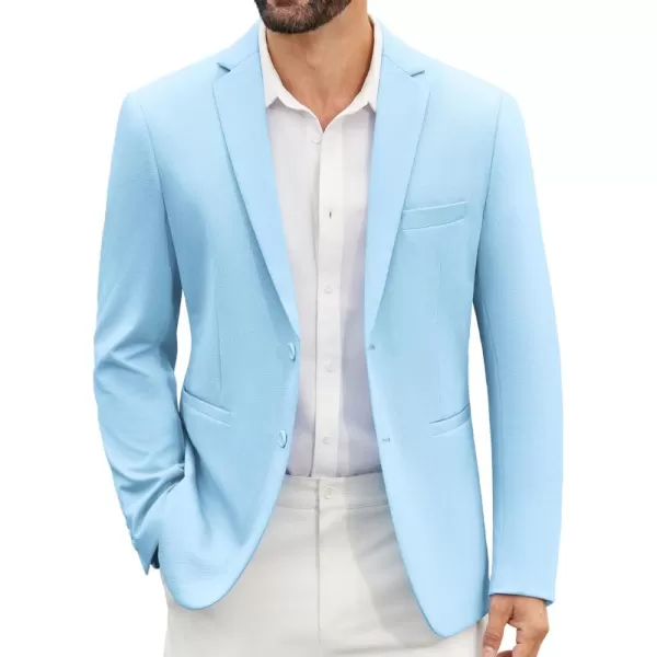 COOFANDY Men's Casual Blazer Slim Fit Suit Jackets Two Button Lightweight Knit Sport Coat