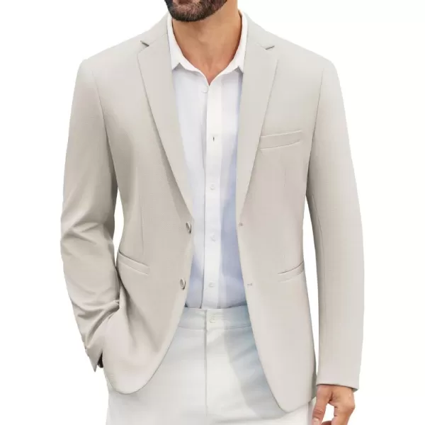COOFANDY Men's Casual Blazer Slim Fit Suit Jackets Two Button Lightweight Knit Sport Coat