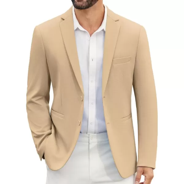 COOFANDY Men's Casual Blazer Slim Fit Suit Jackets Two Button Lightweight Knit Sport Coat