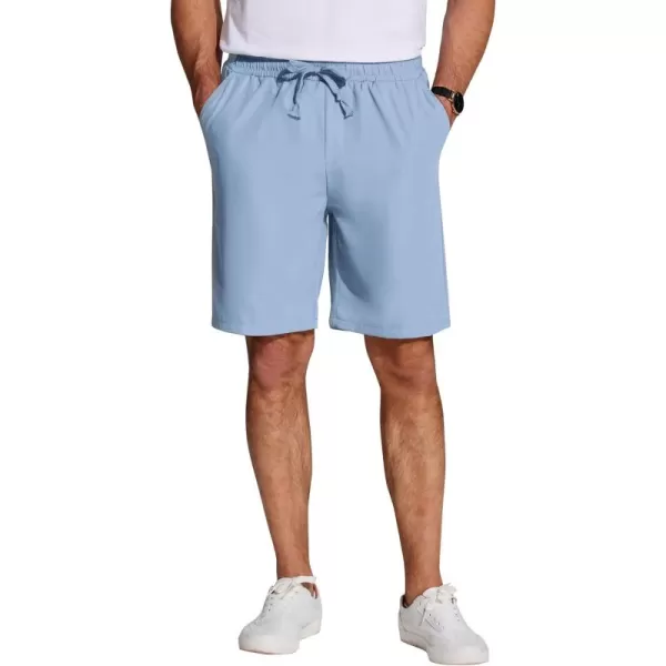 COOFANDY Men's Casual Drawstring Shorts Lightweight Elastic Waist Walking Shorts with Pockets
