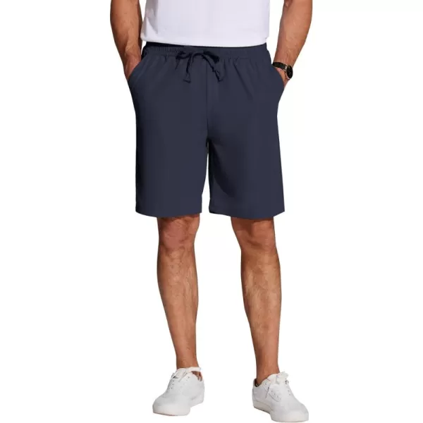 COOFANDY Men's Casual Drawstring Shorts Lightweight Elastic Waist Walking Shorts with Pockets