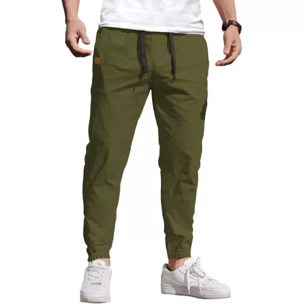 COOFANDY Mens Casual Joggers Pants Elastic Drawstring Chino Cargo Pants Hiking Outdoor Track Sweatpants