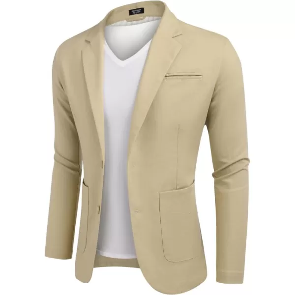 COOFANDY Men's Casual Linen Sport Coat Lightweight Travel Blazer Modern Suit Jacket