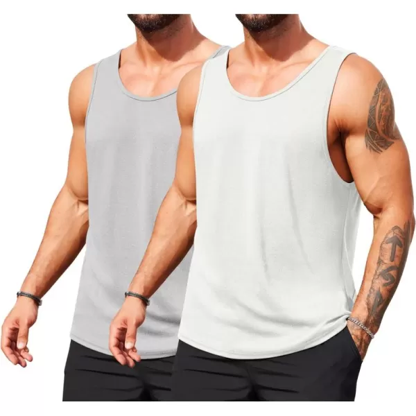 COOFANDY Men's Casual Tank Tops Sleeveless Beach Muscle T Shirts Summer Fashion Tank Shirt
