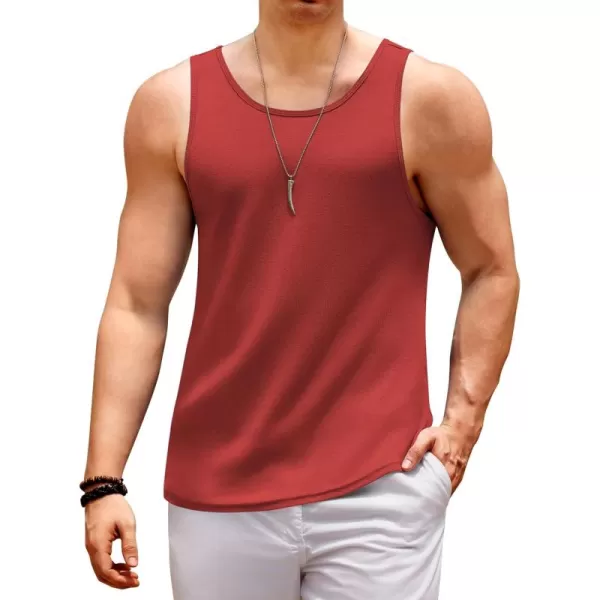 COOFANDY Men's Casual Tank Tops Sleeveless Beach Muscle T Shirts Summer Fashion Tank Shirt