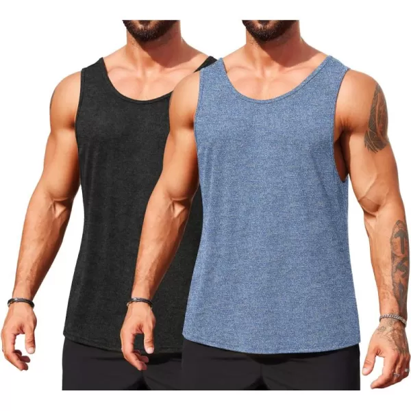 COOFANDY Men's Casual Tank Tops Sleeveless Beach Muscle T Shirts Summer Fashion Tank Shirt