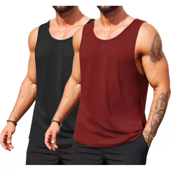 COOFANDY Men's Casual Tank Tops Sleeveless Beach Muscle T Shirts Summer Fashion Tank Shirt