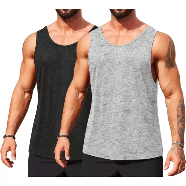 COOFANDY Men's Casual Tank Tops Sleeveless Beach Muscle T Shirts Summer Fashion Tank Shirt