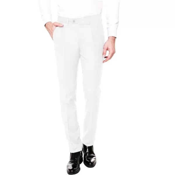 COOFANDY Men's Classic Fit Flat Front Dress Pants No Iron Premium Casual Pants Expandable Waist Suit Pants