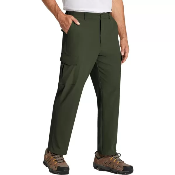 COOFANDY Men's Hiking Cargo Pants Lightweight Quick Dry Outdoor Work Pants for Golf Athletic Travel with Multi Pockets