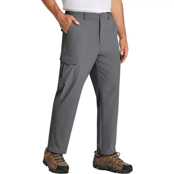 COOFANDY Men's Hiking Cargo Pants Lightweight Quick Dry Outdoor Work Pants for Golf Athletic Travel with Multi Pockets