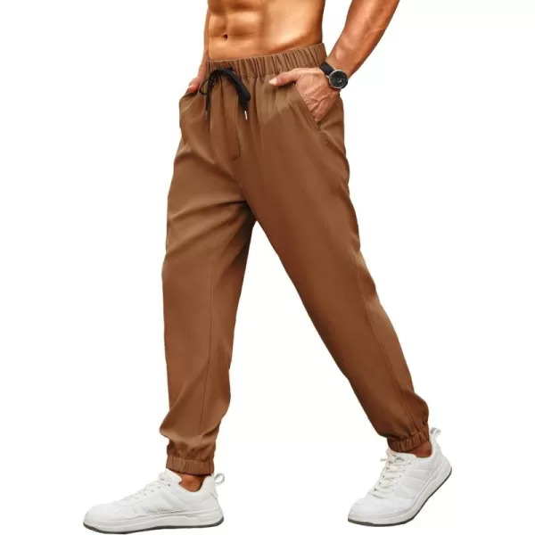 COOFANDY Mens Joggers Pants Regular Fit Casual Pants Lightweight Elastic Waistband Pants with Pockets