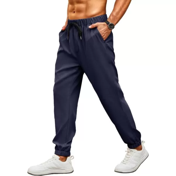 COOFANDY Mens Joggers Pants Regular Fit Casual Pants Lightweight Elastic Waistband Pants with Pockets