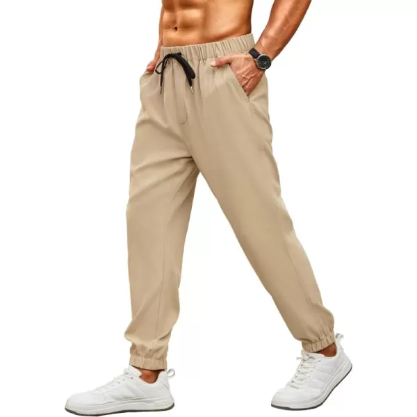 COOFANDY Mens Joggers Pants Regular Fit Casual Pants Lightweight Elastic Waistband Pants with Pockets