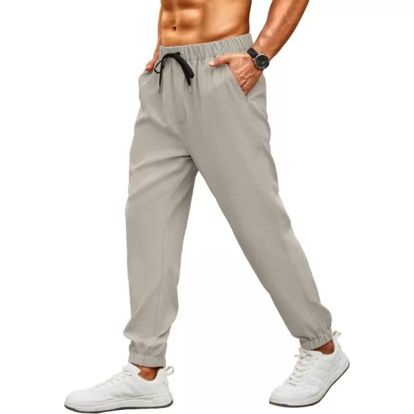 COOFANDY Mens Joggers Pants Regular Fit Casual Pants Lightweight Elastic Waistband Pants with Pockets
