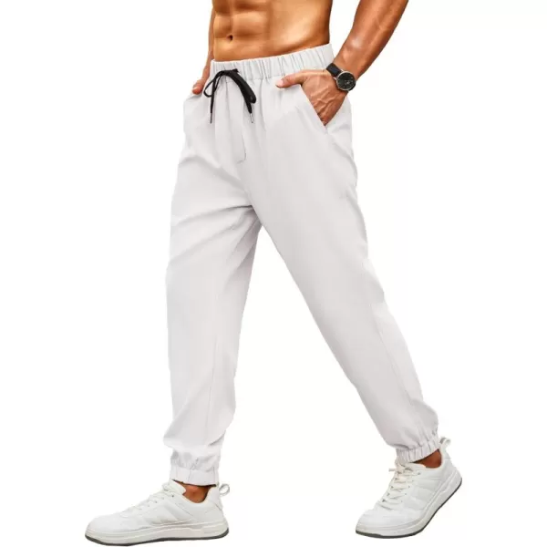 COOFANDY Mens Joggers Pants Regular Fit Casual Pants Lightweight Elastic Waistband Pants with Pockets