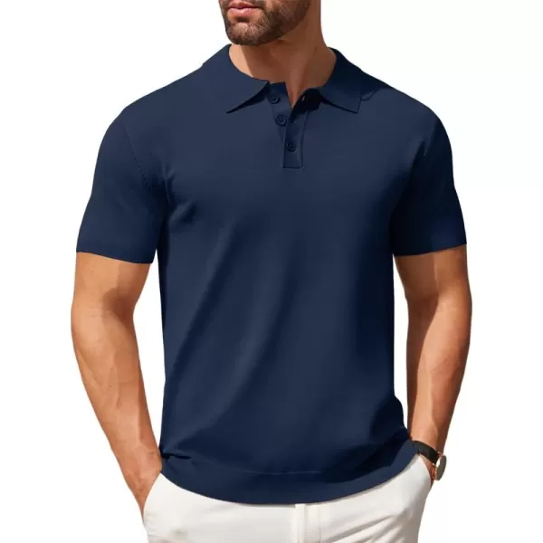Navy Blue White Striped