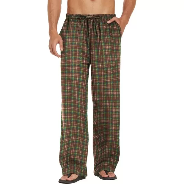COOFANDY Mens Linen Drawstring Pants Elastic Waist Lightweight Trouser Casual Yoga Summer Beach Pant