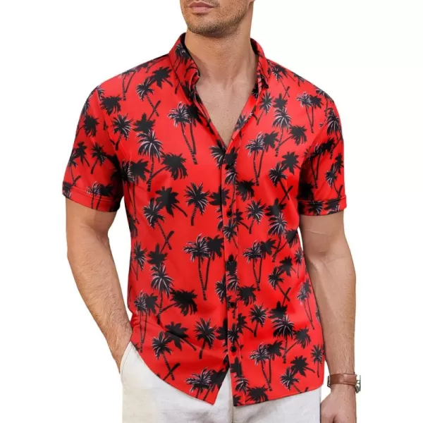 COOFANDY Men's Short Sleeve Wrinkle Free Shirt Button Down Casual Summer Dress Shirts