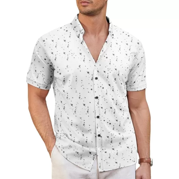COOFANDY Men's Short Sleeve Wrinkle Free Shirt Button Down Casual Summer Dress Shirts