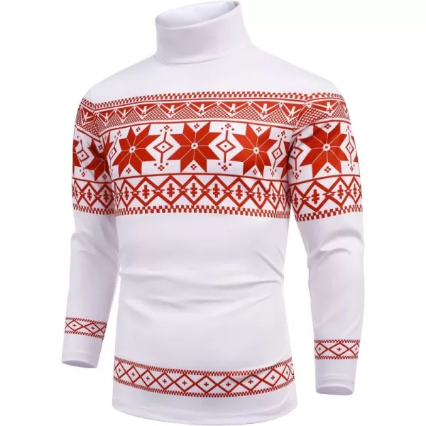 COOFANDY Men's Slim Fit Basic Turtleneck T Shirts Casual Knitted Pullover Sweaters