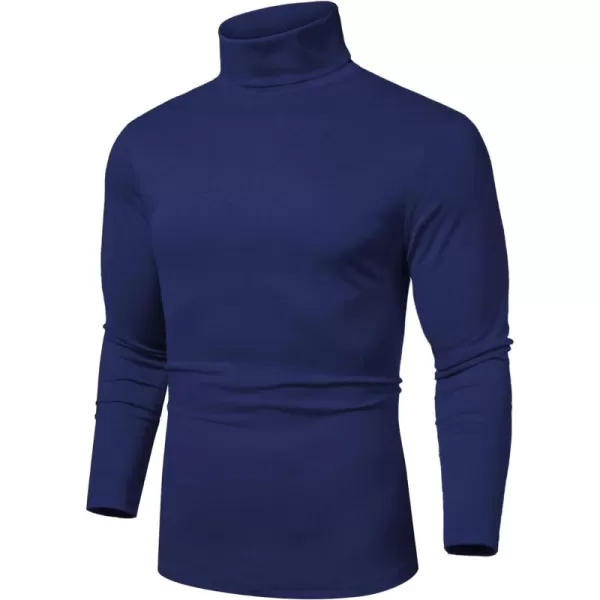 COOFANDY Men's Slim Fit Basic Turtleneck T Shirts Casual Knitted Pullover Sweaters
