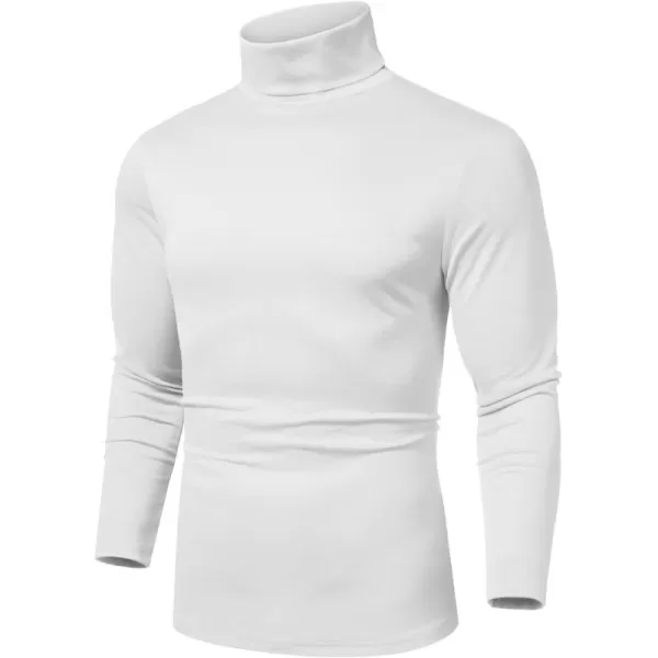 COOFANDY Men's Slim Fit Basic Turtleneck T Shirts Casual Knitted Pullover Sweaters