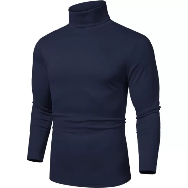 COOFANDY Men's Slim Fit Basic Turtleneck T Shirts Casual Knitted Pullover Sweaters