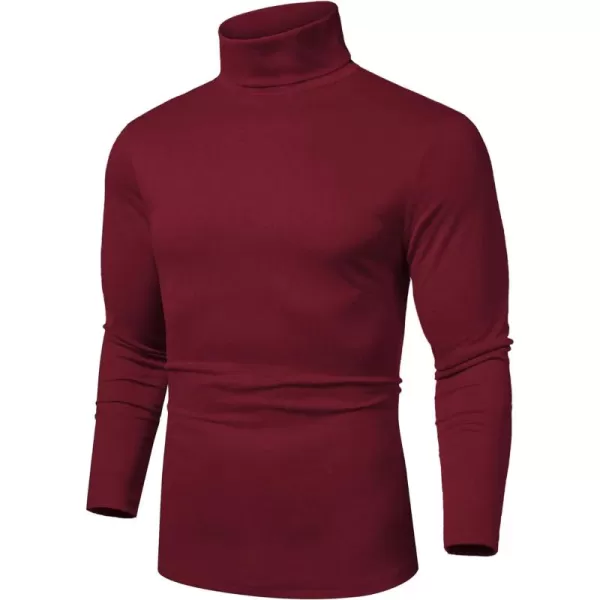COOFANDY Men's Slim Fit Basic Turtleneck T Shirts Casual Knitted Pullover Sweaters