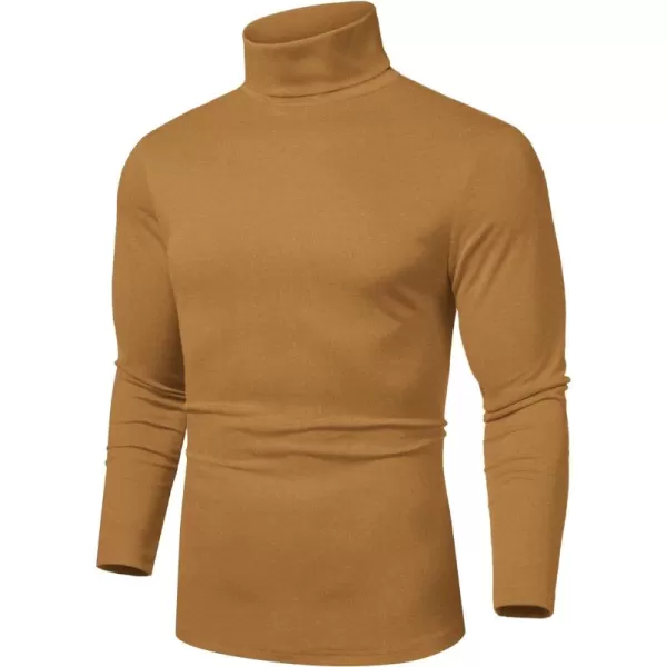 COOFANDY Men's Slim Fit Basic Turtleneck T Shirts Casual Knitted Pullover Sweaters