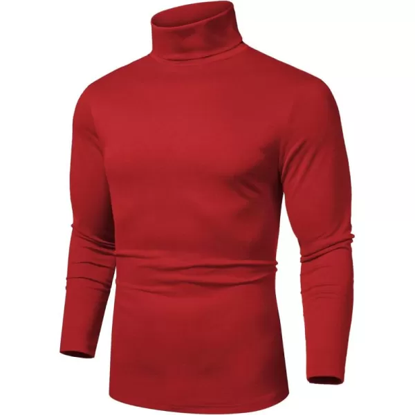 COOFANDY Men's Slim Fit Basic Turtleneck T Shirts Casual Knitted Pullover Sweaters