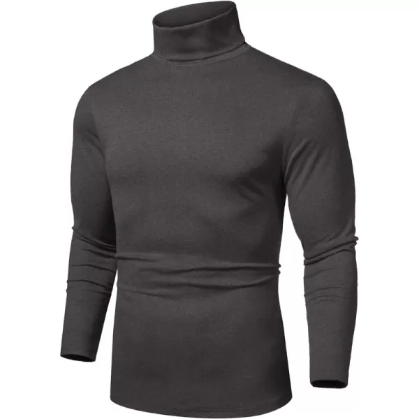COOFANDY Men's Slim Fit Basic Turtleneck T Shirts Casual Knitted Pullover Sweaters