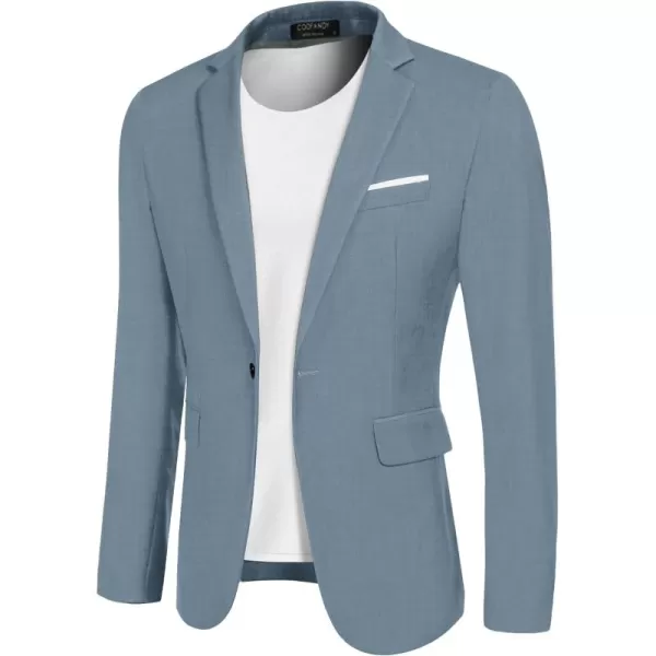 COOFANDY Men's Slim Fit Casual Blazers Lightweight Sport Coats One Button Suit Jackets