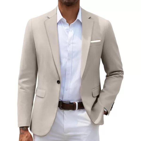 COOFANDY Men's Slim Fit Casual Blazers Lightweight Sport Coats One Button Suit Jackets