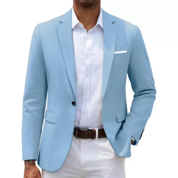 COOFANDY Men's Slim Fit Casual Blazers Lightweight Sport Coats One Button Suit Jackets