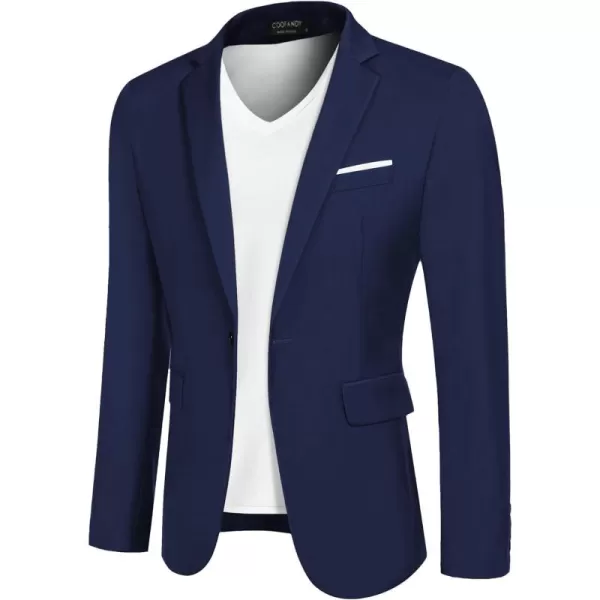 COOFANDY Men's Slim Fit Casual Blazers Lightweight Sport Coats One Button Suit Jackets