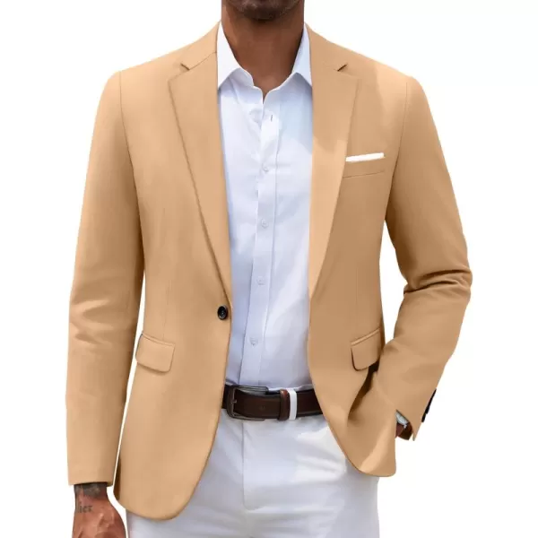 COOFANDY Men's Slim Fit Casual Blazers Lightweight Sport Coats One Button Suit Jackets