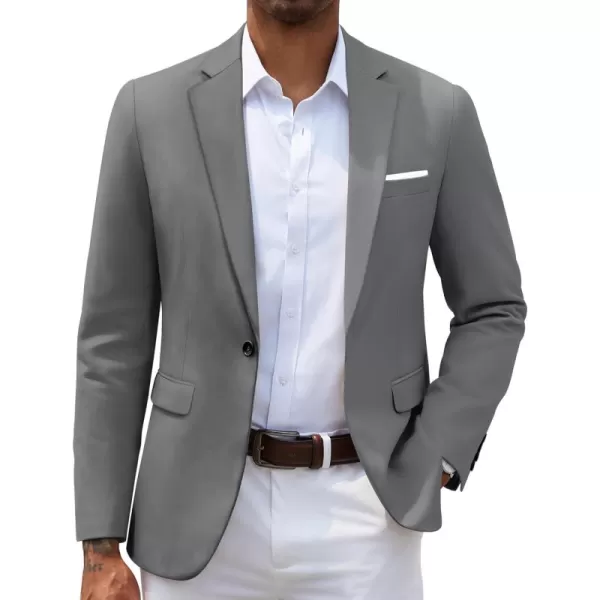 COOFANDY Men's Slim Fit Casual Blazers Lightweight Sport Coats One Button Suit Jackets