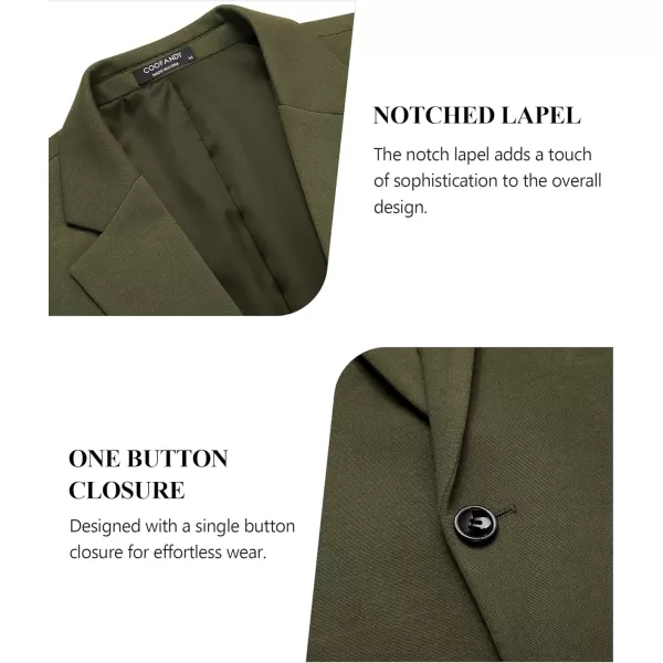 COOFANDY Mens Blazer Jacket One Button Casual Suit Jackets Lightweight Knit Sport Coat