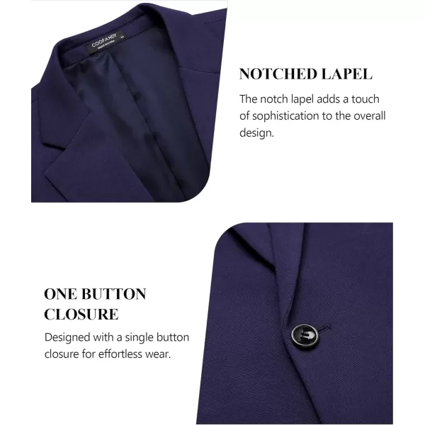 COOFANDY Mens Blazer Jacket One Button Casual Suit Jackets Lightweight Knit Sport Coat