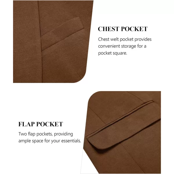 COOFANDY Mens Blazer Jacket One Button Casual Suit Jackets Lightweight Knit Sport Coat