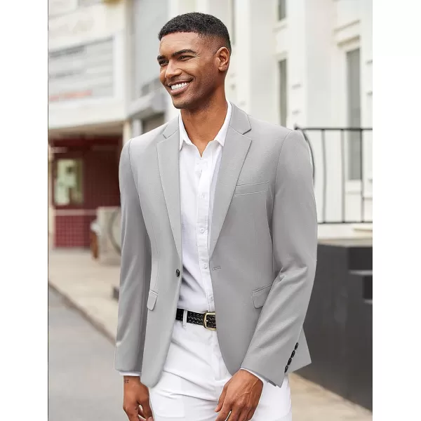 COOFANDY Mens Blazer Jacket One Button Casual Suit Jackets Lightweight Knit Sport Coat