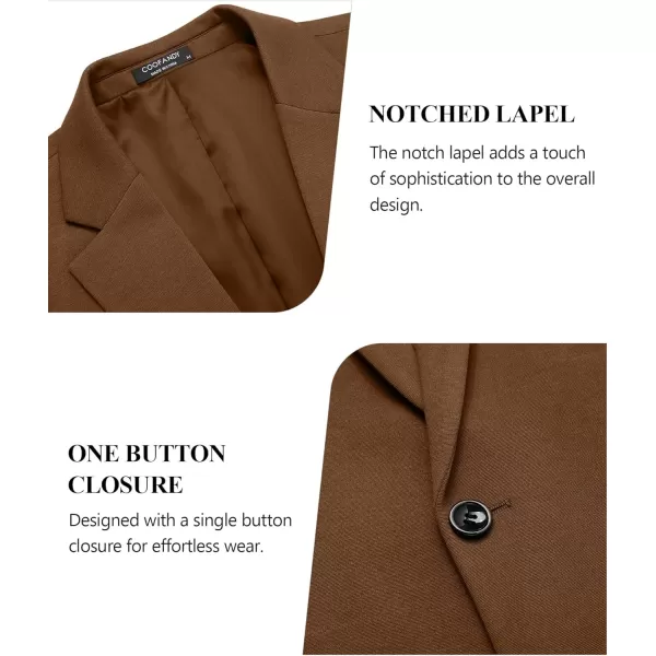 COOFANDY Mens Blazer Jacket One Button Casual Suit Jackets Lightweight Knit Sport Coat