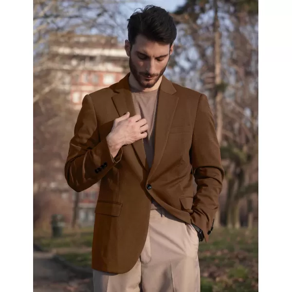 COOFANDY Mens Blazer Jacket One Button Casual Suit Jackets Lightweight Knit Sport Coat
