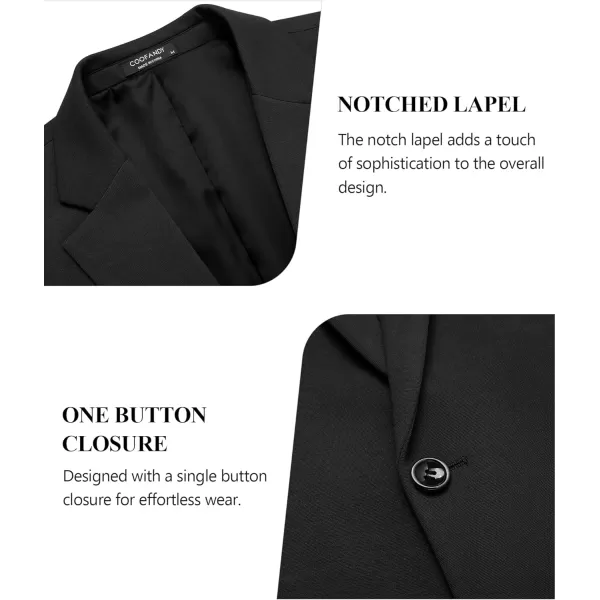 COOFANDY Mens Blazer Jacket One Button Casual Suit Jackets Lightweight Knit Sport Coat
